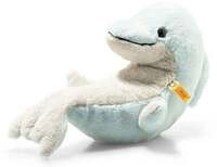 Steiff 065194 - Denny Delfin, hellblau, Pl&uuml;sch, 32 cm