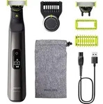 Philips OneBlade Pro 360 K&ouml;rperhaartrimmer, Pr&auml;zisions Trimmer, Rasierer Chrom