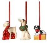 Villeroy & Boch Nostalgic Ornaments Ornamente Hunde 3tlg.