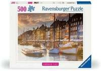 Erwachsenenpuzzle 500 Teile - Sonnenuntergang in Kopenhagen