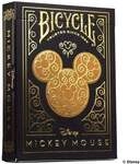 Bicycle Disney - Black & Gold Mickey