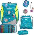 Scout Schulranzen Set Alpha, Schulranzen Set, 4tlg, Little Flowers