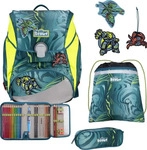 Scout Schulranzen Set Alpha, Schulranzen Set, 4tlg, Action