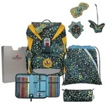 DerDieDas Schulranzen Set ErgoFlex Light, Schulranzen Set, 5tlg, Dino Time