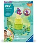 Play+ Baby-Stapel-Puzzle: Vogelnest - ab 6 Monate