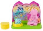 Gabby's Dollhouse Deluxe Room Spielset, Fest-Raum mit K&auml;tzchen Narwal (engl. Kitty