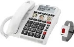 Geemarc CL610 Schnurgebundenes Seniorentelefon Foto-Tasten, Freisprechen, f&uuml;r