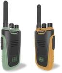 KIDYWOLF Walkie-Talkies mit Taschenlampe gr&uuml;n/orange