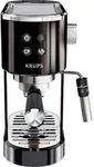 Krups EspressoVirtuoso+ XP444G Espressomaschine mit Siebtr&auml;ger Schwarz mit