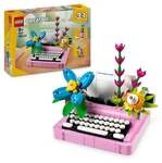 LEGO Creator 31169 3in1 Schreibmaschine mit Blumen, Kreatives Spielzeug