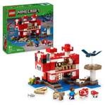 LEGO Minecraft 21270 Das Pilzkuh-Haus, Spielzeug und Gamer Geschenk