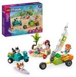 LEGO Friends Strandabenteuer mit Hunden, Set mit Corgis, Surfbrett 42641