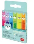 Legami Set mit 6 Mini-Textmarkern - Teddy's Mood - Teddyb&auml;r