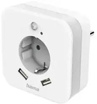 Hama 00223498 LED-Nachtlicht mit Bewegungsmelder LED Tageslichtwei&szlig; Wei&szlig;