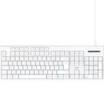 Hama CK-200 USB Tastatur Deutsch, QWERTZ Wei&szlig; Multimediatasten