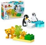LEGO DUPLO 10442 Wildtier-Familien: Pinguine und L&ouml;wen, Lernspielzeug