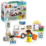 LEGO DUPLO Rettungswagen mit Fahrer, Lernspielzeug f&uuml;r Kleinkinder 10447