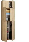 Holz Besenschrank Staubsauger Putzschrank Lona A