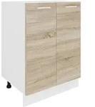 K&uuml;chenschrank B 60 cm Unterschrank Dreht&uuml;ren Esilo