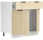 K&uuml;chenschrank B80 cm Unterschrank Schublade Fasola