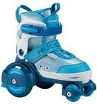HUDORA 22064 - Rollschuh My First Quad, cyan, Gr. 30-33