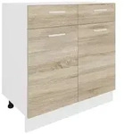 K&uuml;chenschrank B 80 cm Unterschrank Schublade Esilo
