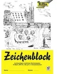 Folia Zeichenblock mit Leinenecken 120g/m2 DIN A4, 10 Blatt, wei&szlig;