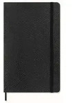 Moleskine Vegea Boa Notizbuch Large/A5 liniert weicher Einband schwarz in Box