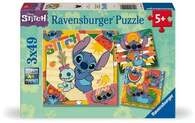 Kinderpuzzle 3x49 Teile - Disney Stitch