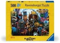Erwachsenenpuzzle 500 Teile - The Electric State - Drones never! Bots forever!