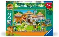 Kinderpuzzle 2x24 Teile - Jurassic Park - Leben in der Wildnis