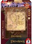 Puzzle The Lord of the Rings Middle Earth 1000 Teile