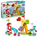 LEGO DUPLO Peppa Wutz Jahrmarkt, Montessori Spielzeug f&uuml;r Kinder 10453