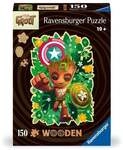 Wooden Puzzle 150 Teile - Marvel Groot