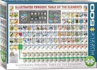 Eurographics 6500-5355 - Illustriertes Periodensystem der Elemente , Puzzle, 500