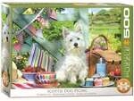 Family Puzzle 500 Teile - Oversize - Scottie Dog Picnic