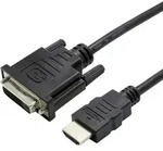 Value HDMI / DVI Adapterkabel HDMI-A Stecker, DVI-D 24+1pol. Stecker 0.15 m Schwarz