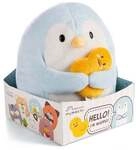NICI Kuscheltier Pinguin Waddle mit Ente blau 16cm