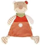 sigikid 39954 - Schnuffeltuch B&auml;r braun gestreift Vanilla