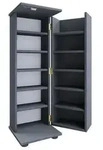Holz Schrank CD DVD Regal abschlie&szlig;bar Engalo L