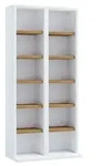 Holz CD DVD Stand Regal Schrank St&auml;nder Milano