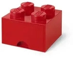 LEGO Schubladenelement 4 Noppen Rot