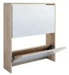 Holz Schuhschrank Schuhkipper Spiegel Stido L