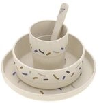 Dish Set PP/Cellulose Little Mateys royal blue