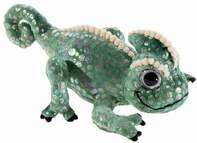 Heunec 621664 - Chameleon Caspar, Schule der magischen Tiere, Pl&uuml;schtier, 22 cm