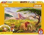 Schmidt 56560 - Disney, K&ouml;nig der L&ouml;wen, Puzzle mit Poster, 200 Teile aus NATPAX&reg;