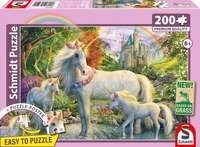 Einhornstute mit zwei Fohlen 200 Teile