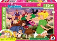 Schmidt 56542 - Bibi Blocksberg, Hexenrennen, Puzzle mit Poster, 150 Teile aus
