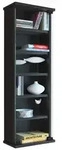 Holz CD DVD Wandregal Schrank Loposa Glast&uuml;r