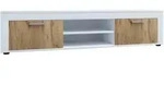 Holz TV Lowboard M&ouml;bel Fernsehschrank Usilo XL